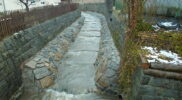 Lauf Cunewalder Wasser zwischen den Brückenbauwerken 37 bis 30 nach Fertigstellung